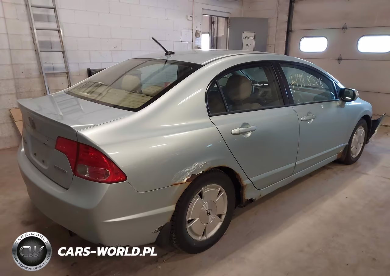 2007 Honda Civic Hybrid VIN:JHMFA36297S005292 - 4