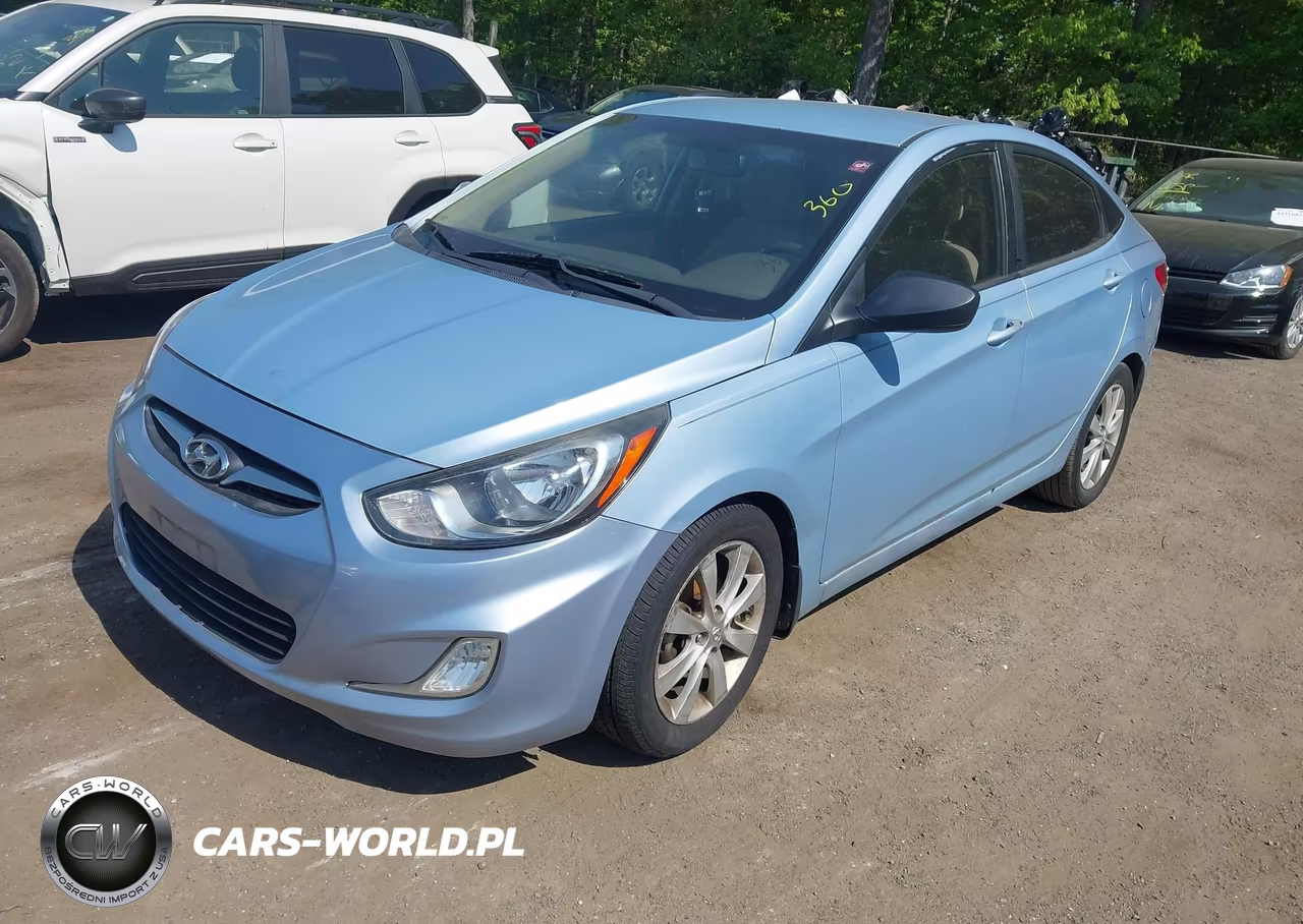 2013 Hyundai Accent Gls VIN:KMHCU4AE1DU423070 - 2