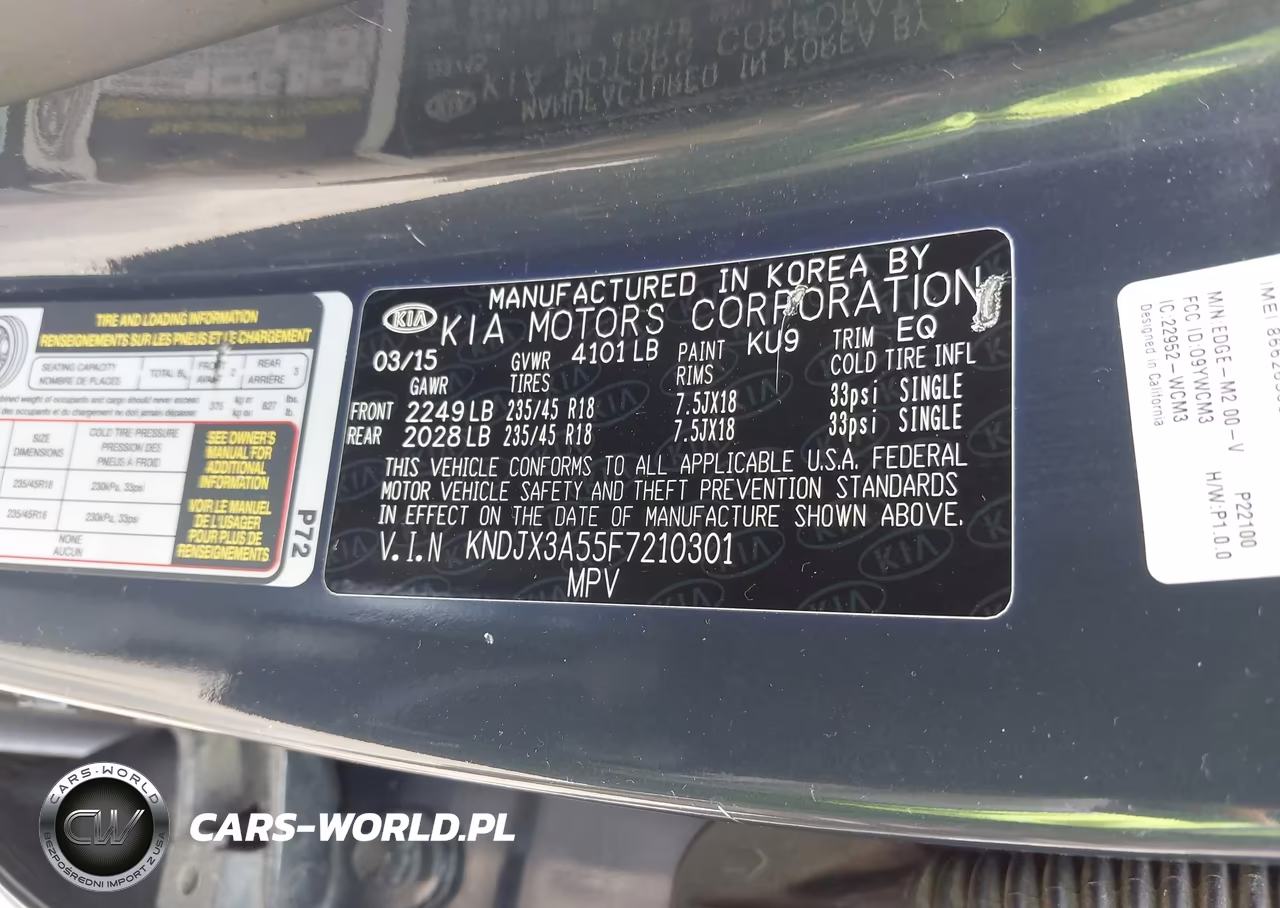 2015 Kia Soul ! VIN:KNDJX3A55F7210301 - 9