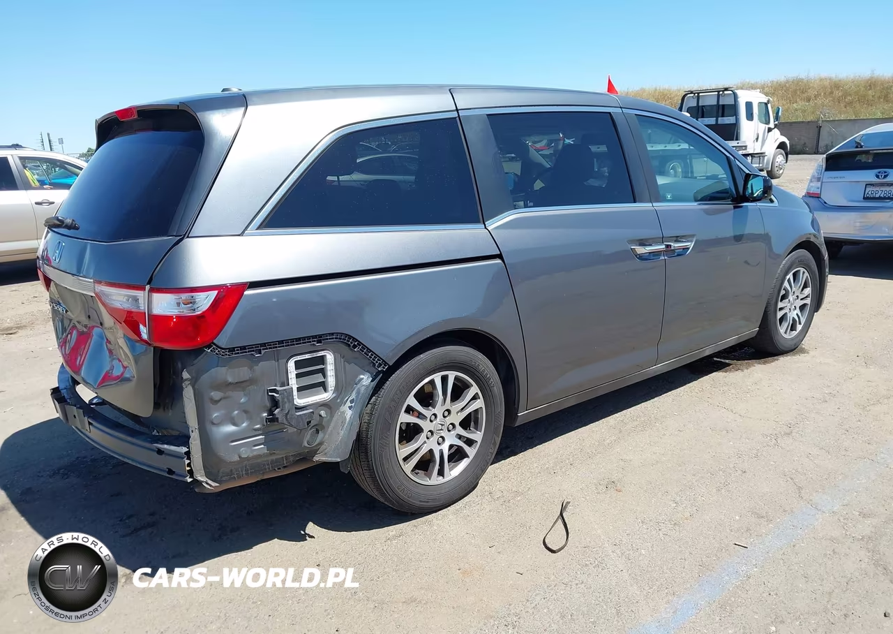 2011 Honda Odyssey Ex-L VIN:5FNRL5H61BB052195 - 4