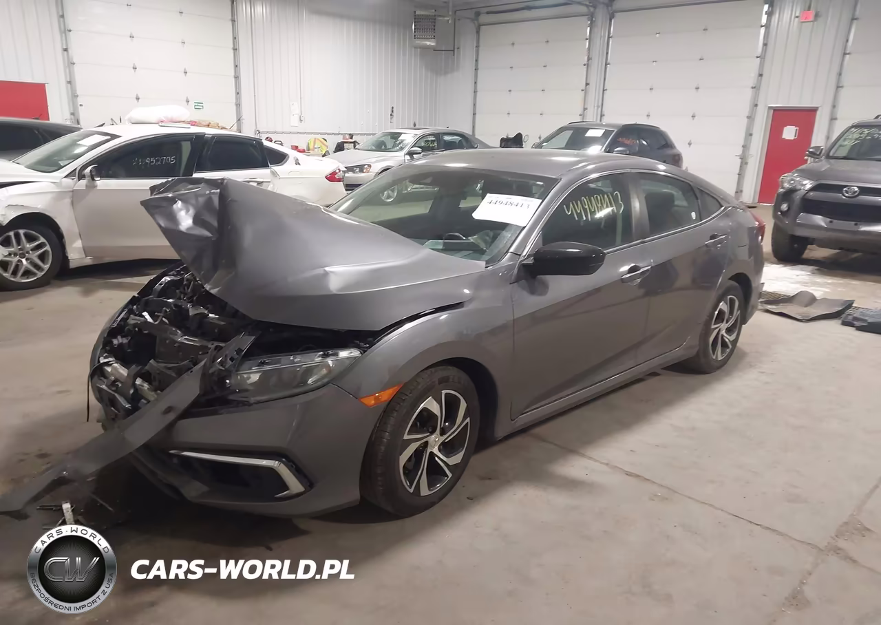 2019 Honda Civic Lx VIN:19XFC2F60KE022454 - 2