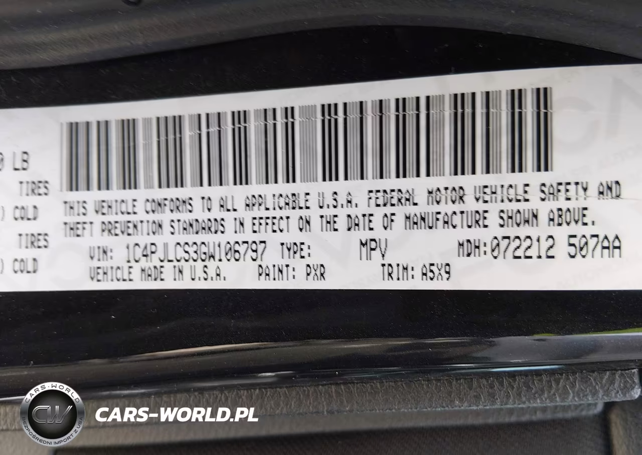 2016 Jeep Cherokee Altitude VIN:1C4PJLCS3GW106797 - 9