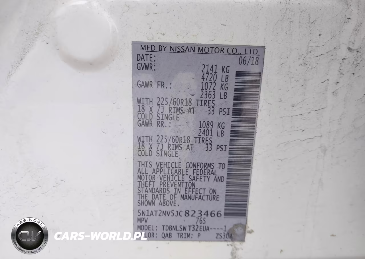 2018 Nissan Rogue Sl VIN:5N1AT2MV5JC823466 - 9