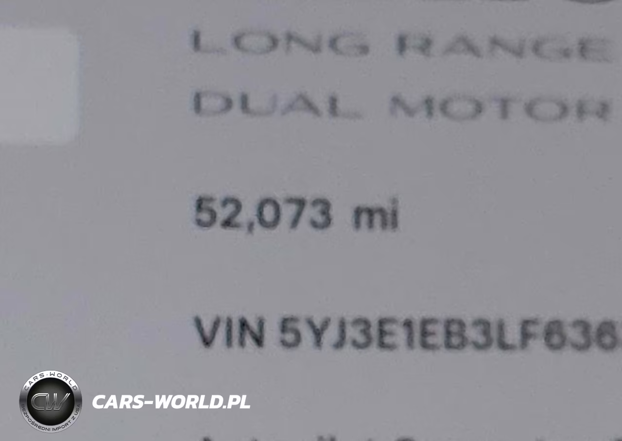 2020 Tesla Model 3 Long Range Dual Motor All-Wheel Drive VIN:5YJ3E1EB3LF636304 - 16