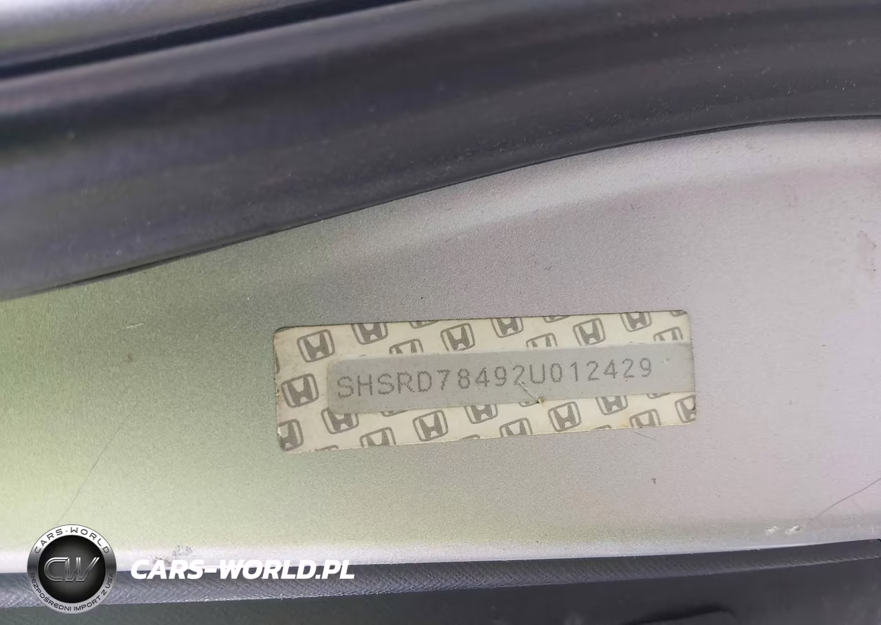 2002 Honda Cr-V Lx VIN:SHSRD78492U012429 - 9