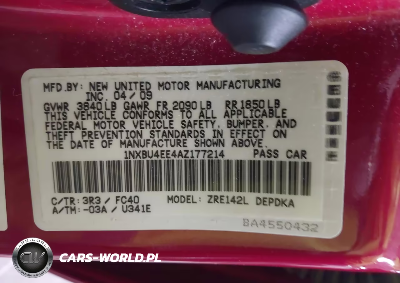 2010 Toyota Corolla Le VIN:1NXBU4EE4AZ177214 - 9