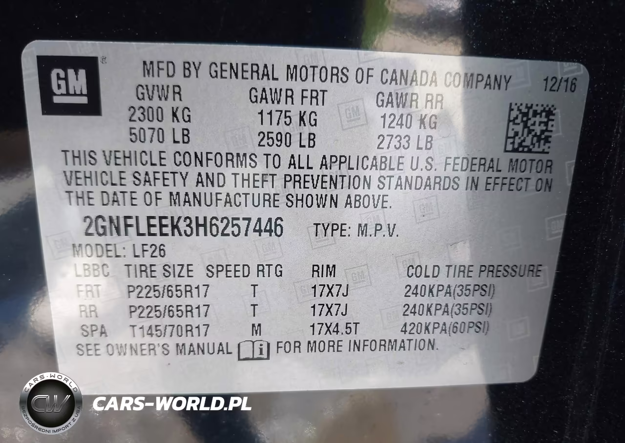 2017 Chevrolet Equinox Ls VIN:2GNFLEEK3H6257446 - 9