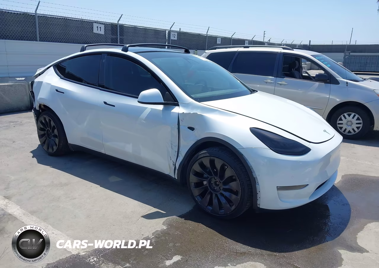 2021 Tesla Model Y Long Range Dual Motor All-Wheel Drive VIN:5YJYGDEE2MF097364 - 1