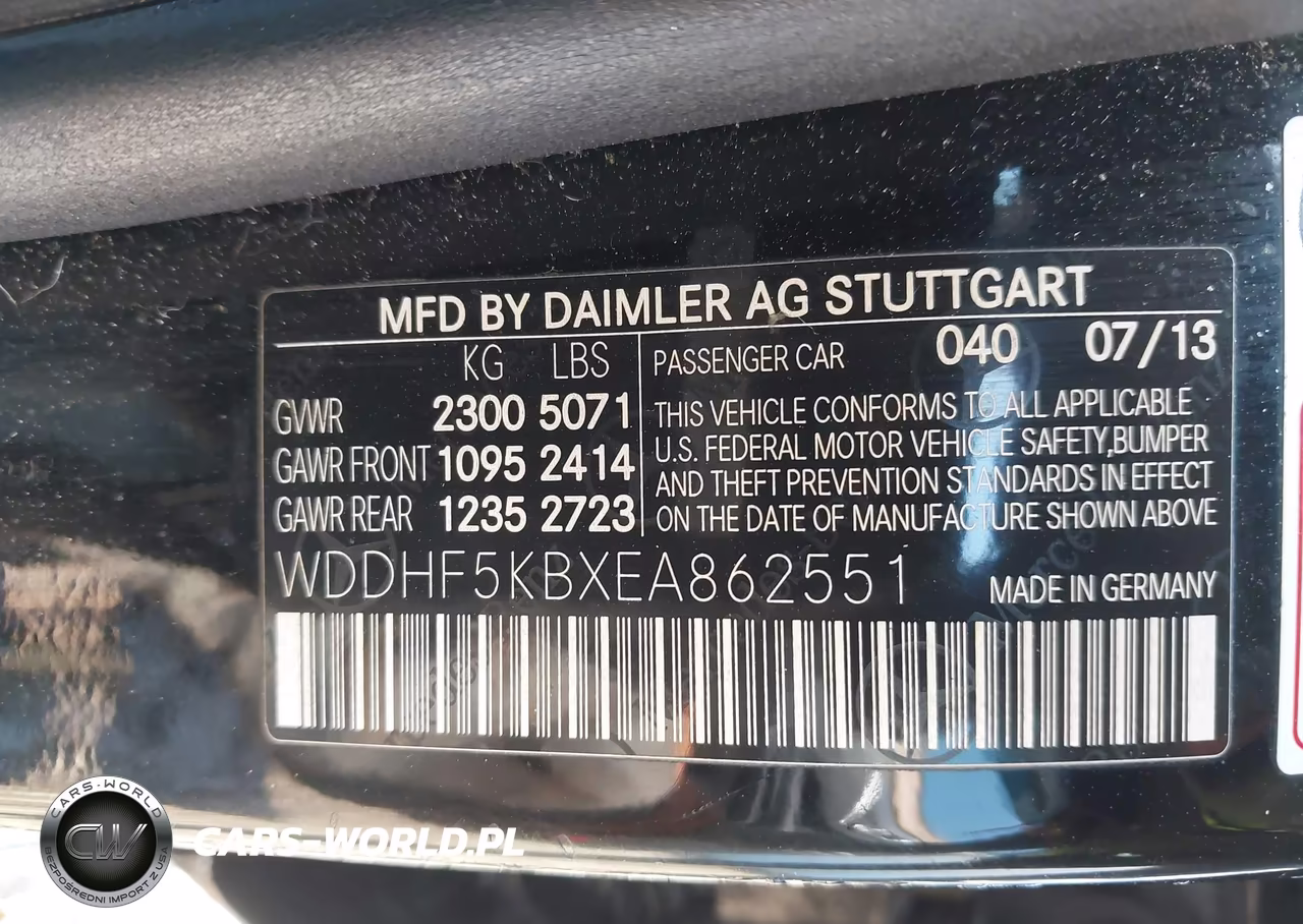 2014 Mercedes-Benz E 350 VIN:WDDHF5KBXEA862551 - 9