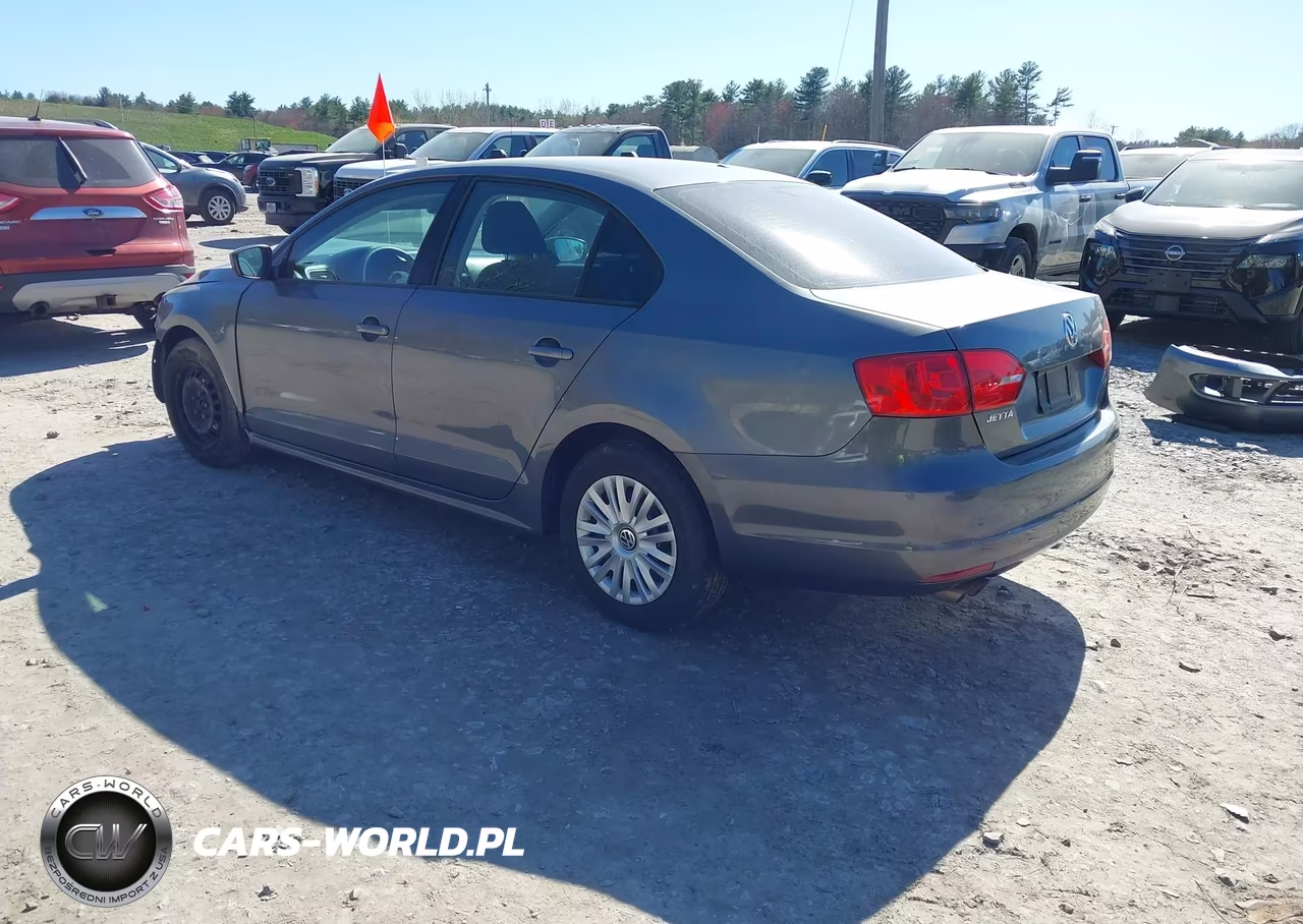 2012 Volkswagen Jetta 2.0L S VIN:3VW2K7AJ5CM310503 - 3