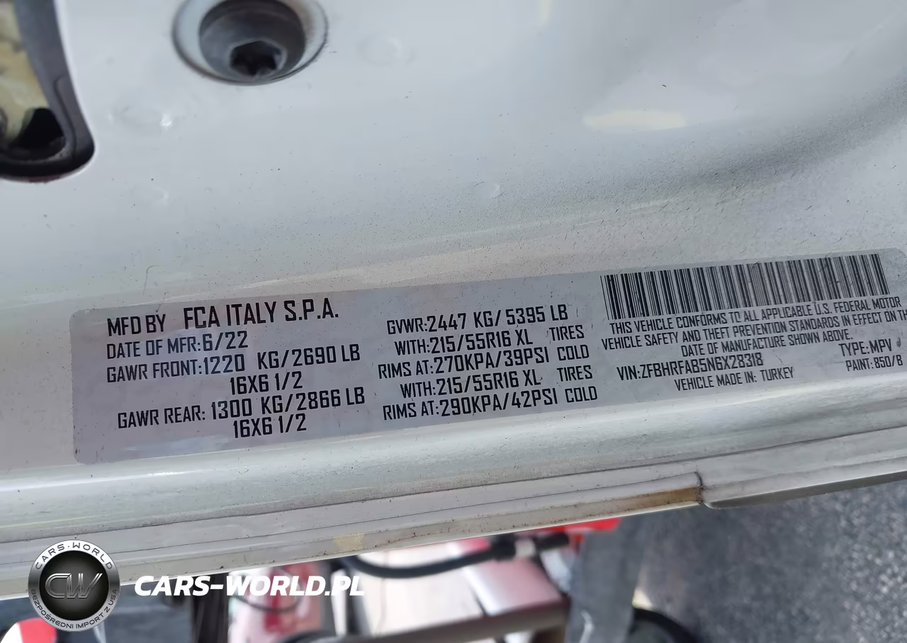 2022 Ram Promaster City Cargo Van VIN:ZFBHRFAB5N6X28318 - 9