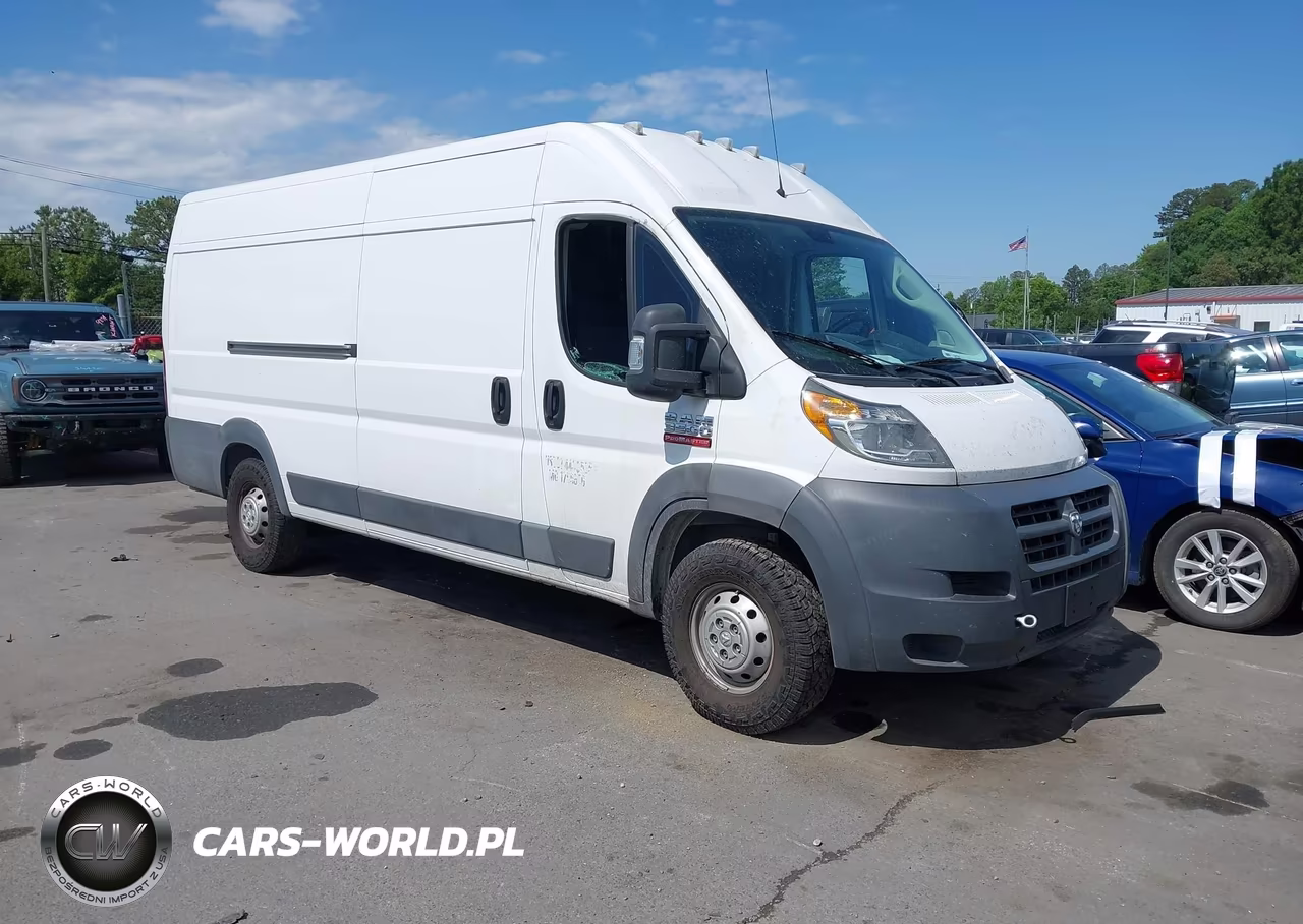 2018 Ram Promaster 3500 Cargo Van High Roof 159 Wb Ext – zdjęcie 1 z 16