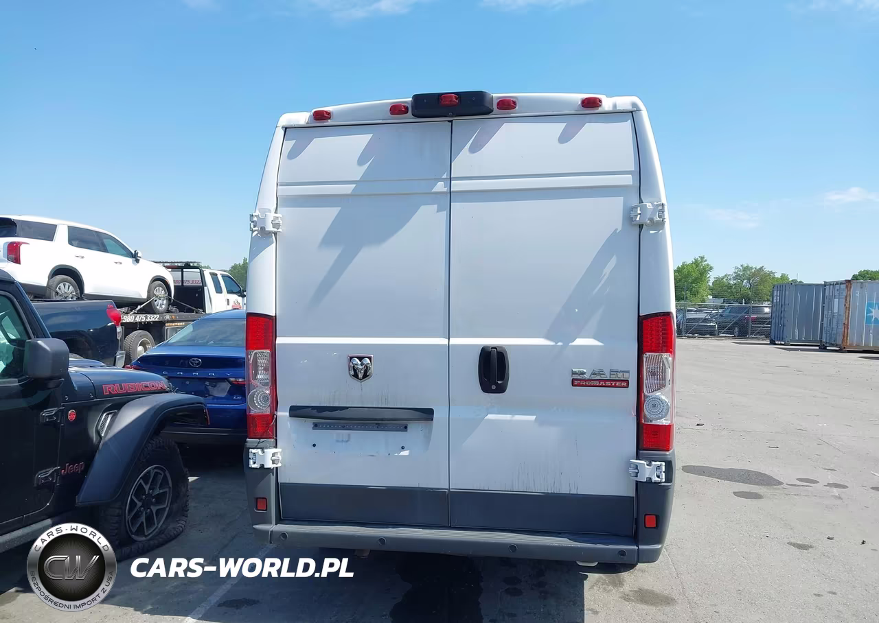 2018 Ram Promaster 3500 Cargo Van High Roof 159 Wb Ext VIN:3C6URVJG6JE161968 - 16