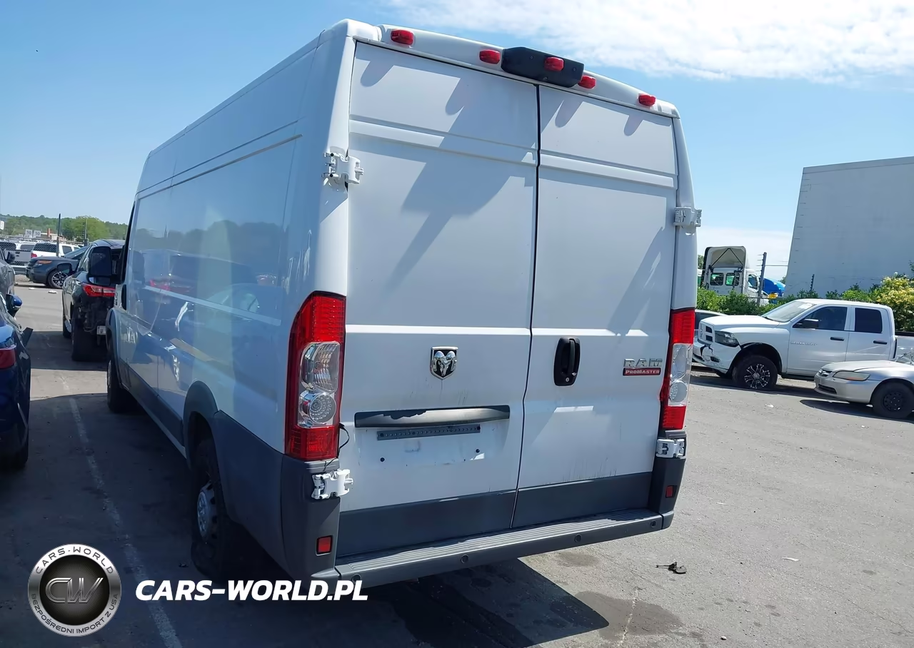 2018 Ram Promaster 3500 Cargo Van High Roof 159 Wb Ext VIN:3C6URVJG6JE161968 - 3