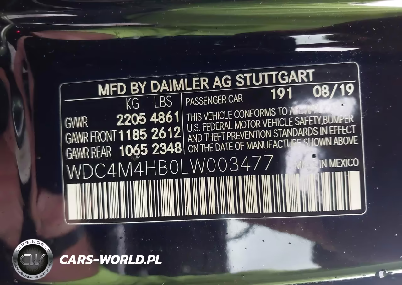 2020 Mercedes-Benz Glb 250 4Matic VIN:WDC4M4HB0LW003477 - 9