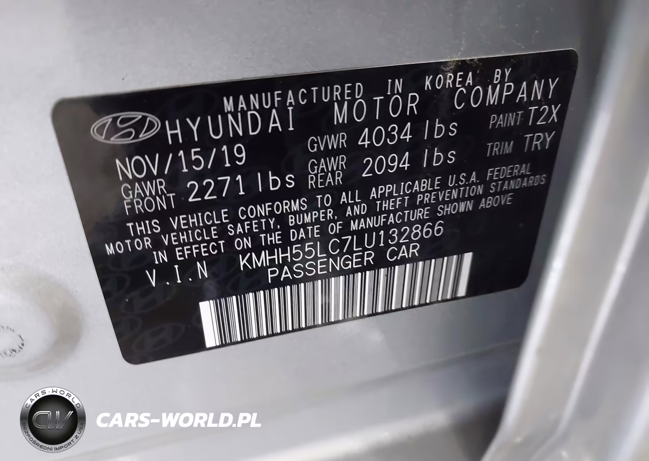 2020 Hyundai Elantra Gt N Line VIN:KMHH55LC7LU132866 - 9