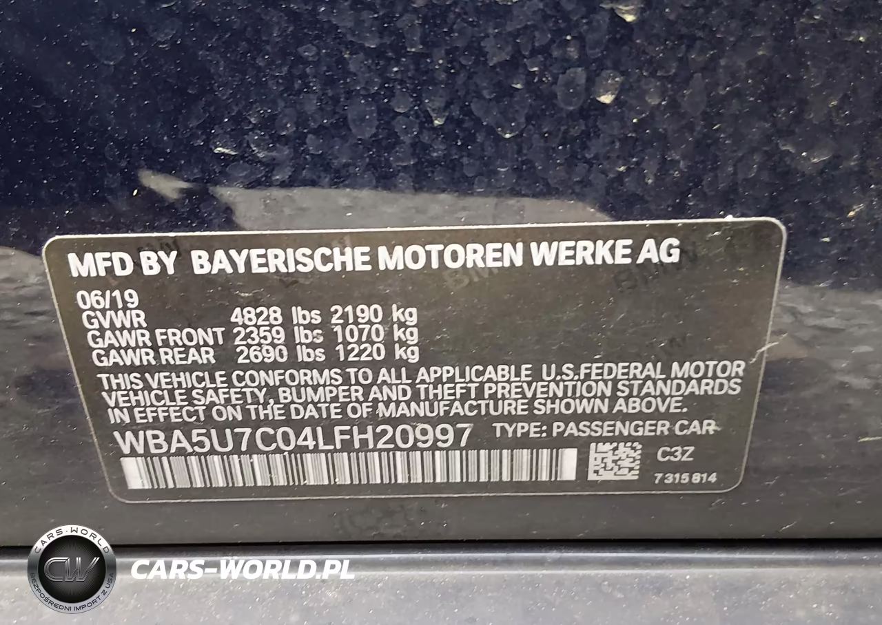 2020 BMW M340I VIN:WBA5U7C04LFH20997 - 9