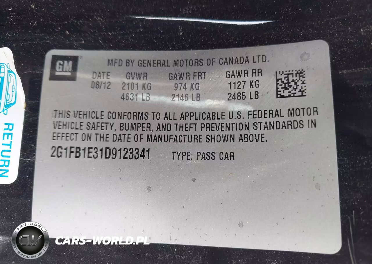 2013 Chevrolet Camaro 1Lt VIN:2G1FB1E31D9123341 - 9