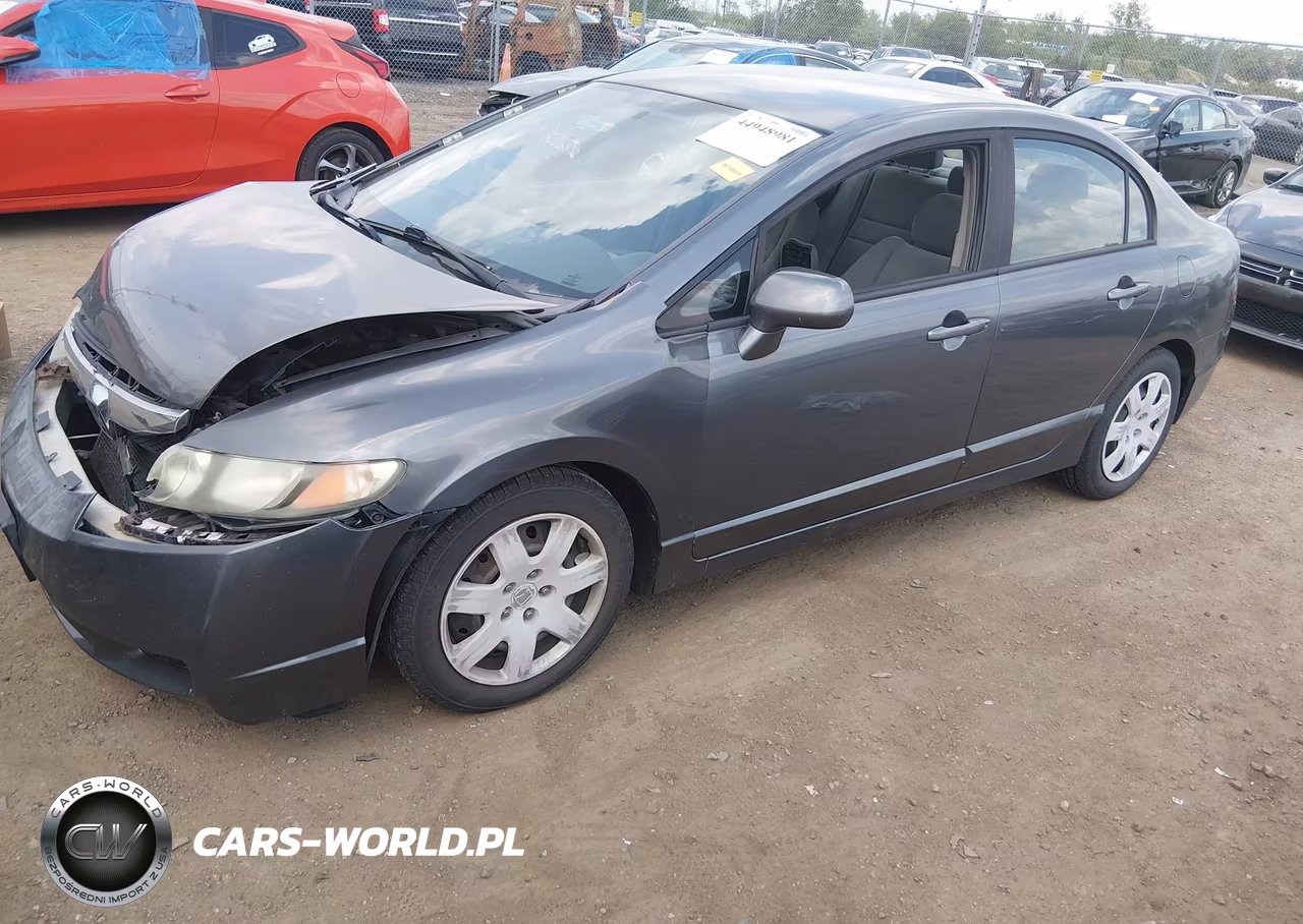 2009 Honda Civic Lx VIN:19XFA16589E051637 - 2
