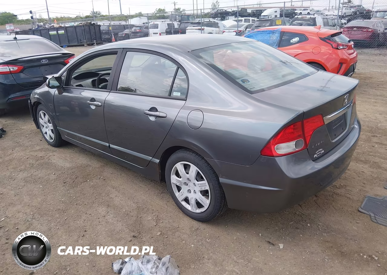 2009 Honda Civic Lx VIN:19XFA16589E051637 - 3