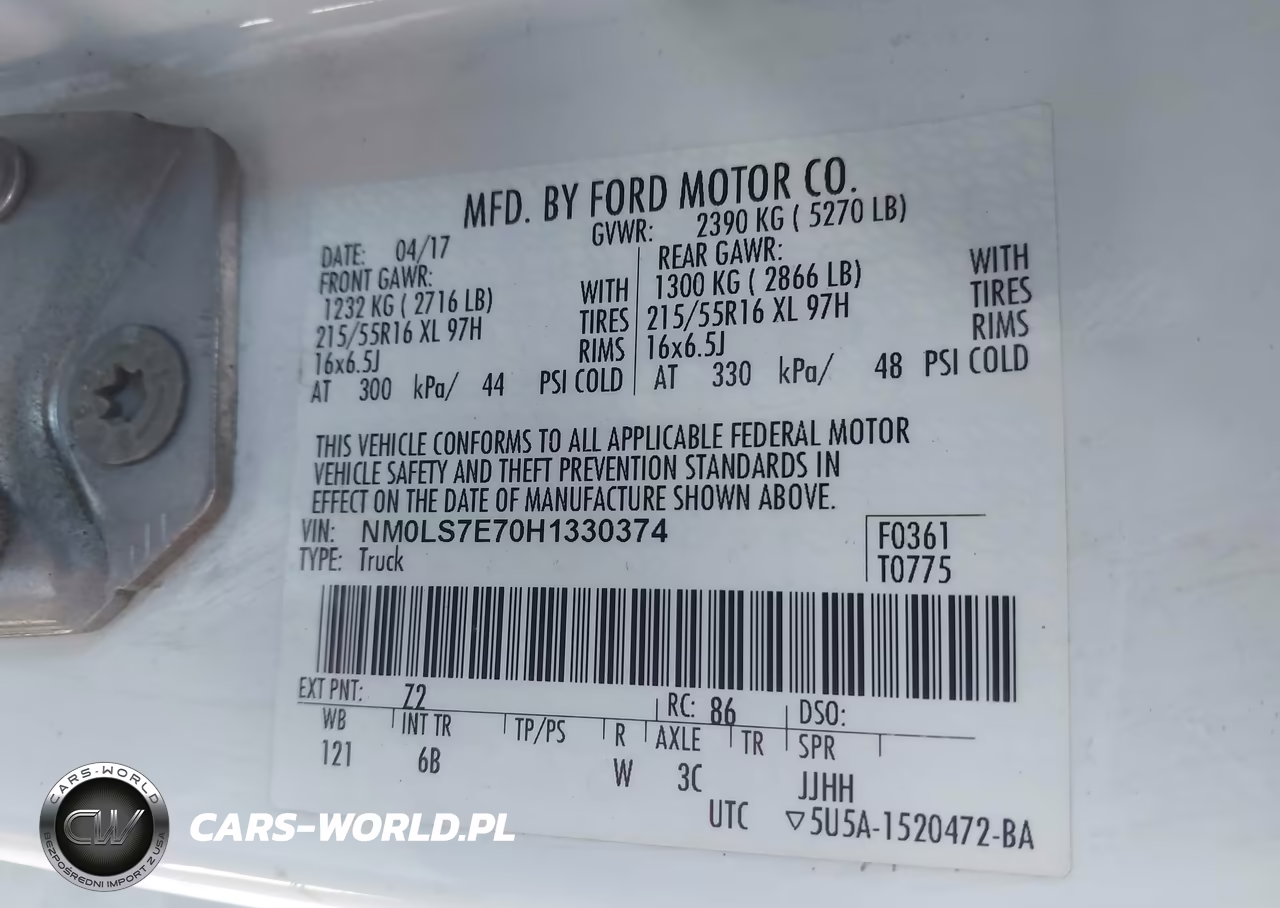 2017 Ford Transit Connect Xl VIN:NM0LS7E70H1330374 - 9