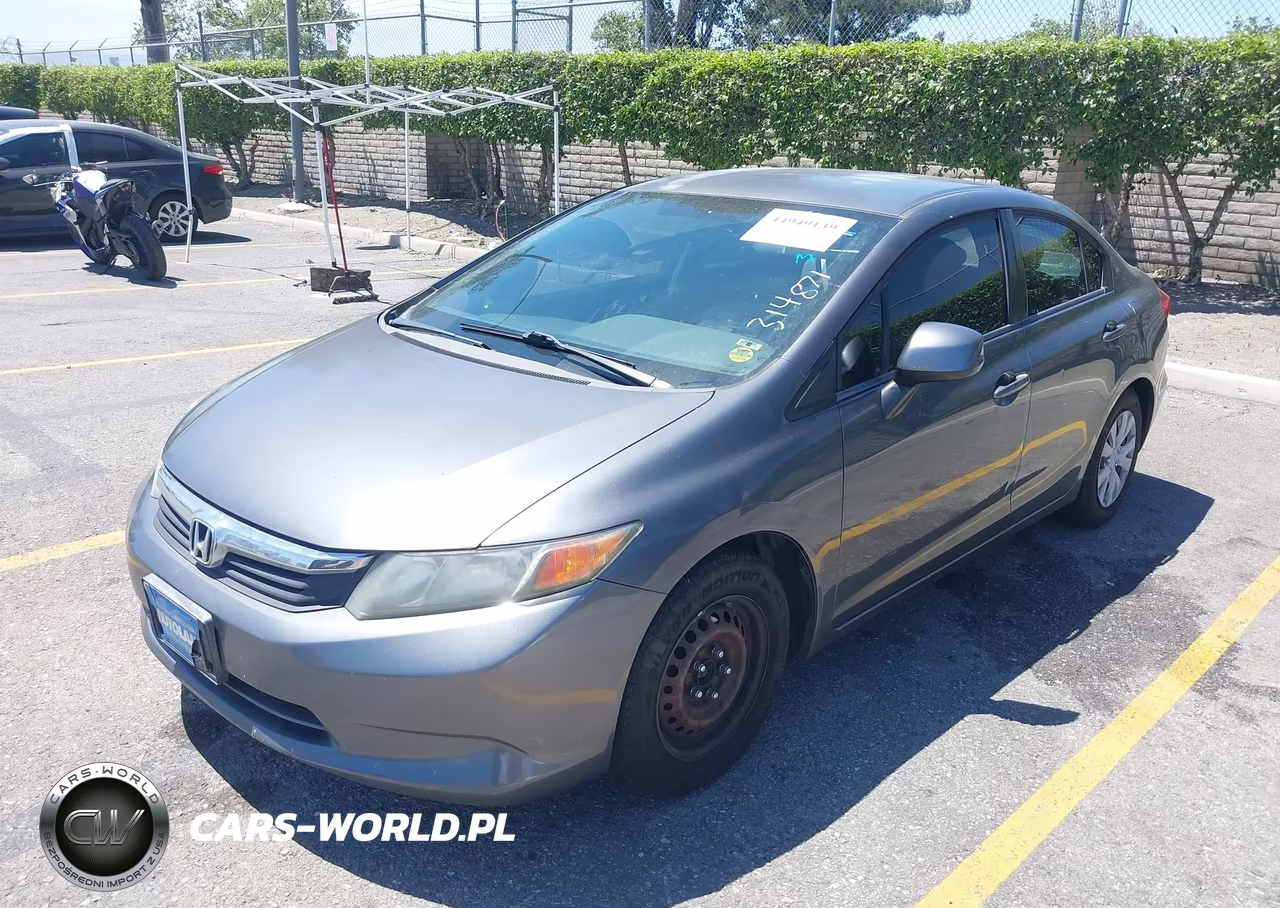 2012 Honda Civic Lx VIN:2HGFB2F56CH314871 - 2