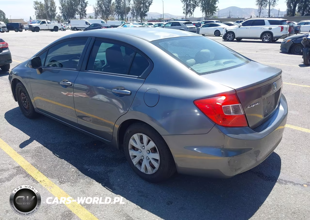 2012 Honda Civic Lx VIN:2HGFB2F56CH314871 - 3