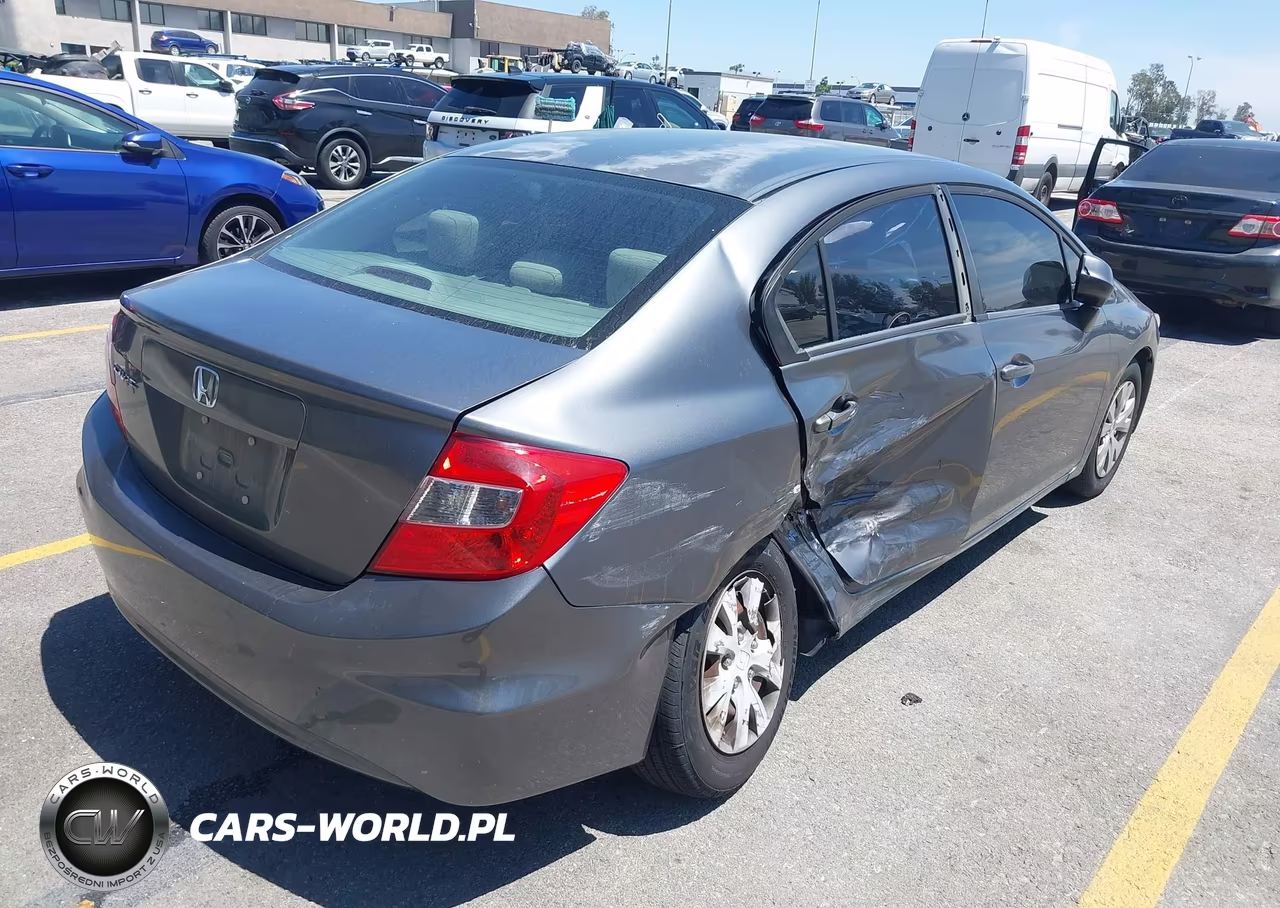 2012 Honda Civic Lx VIN:2HGFB2F56CH314871 - 4