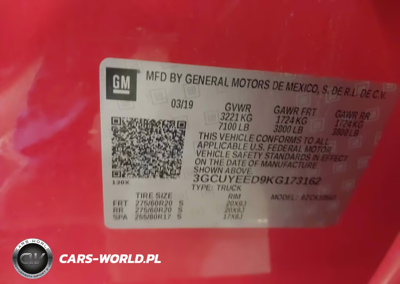 2019 Chevrolet Silverado 1500 Rst VIN:3GCUYEED9KG173162 - 9