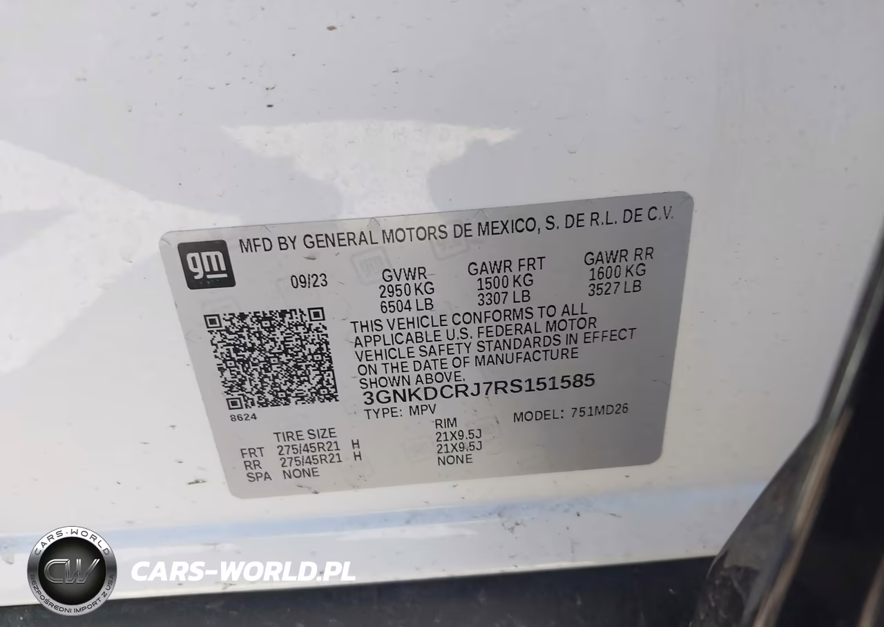 2024 Chevrolet Blazer Ev Eawd Rs VIN:3GNKDCRJ7RS151585 - 9