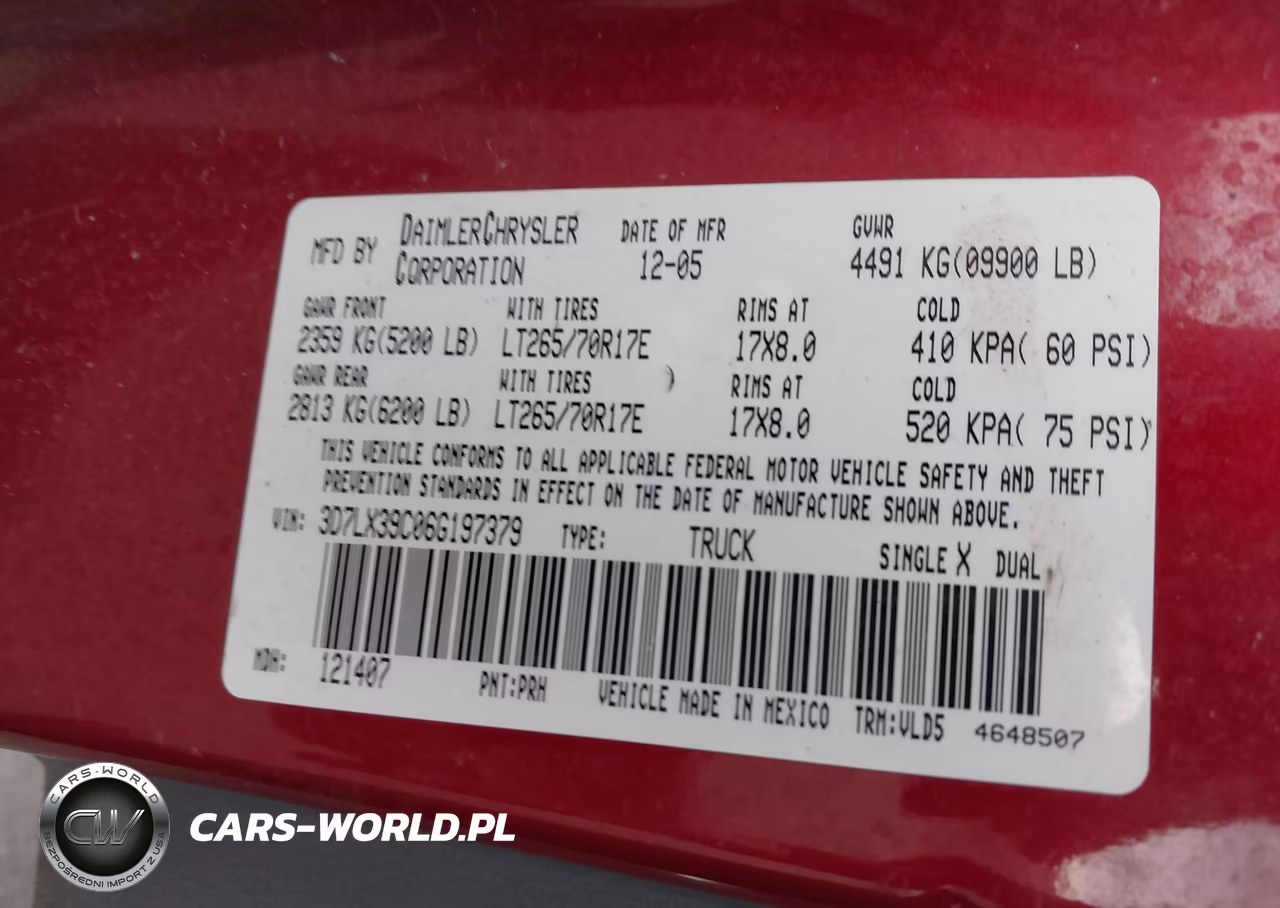2006 Dodge Ram 3500 Laramie VIN:3D7LX39C06G197379 - 9