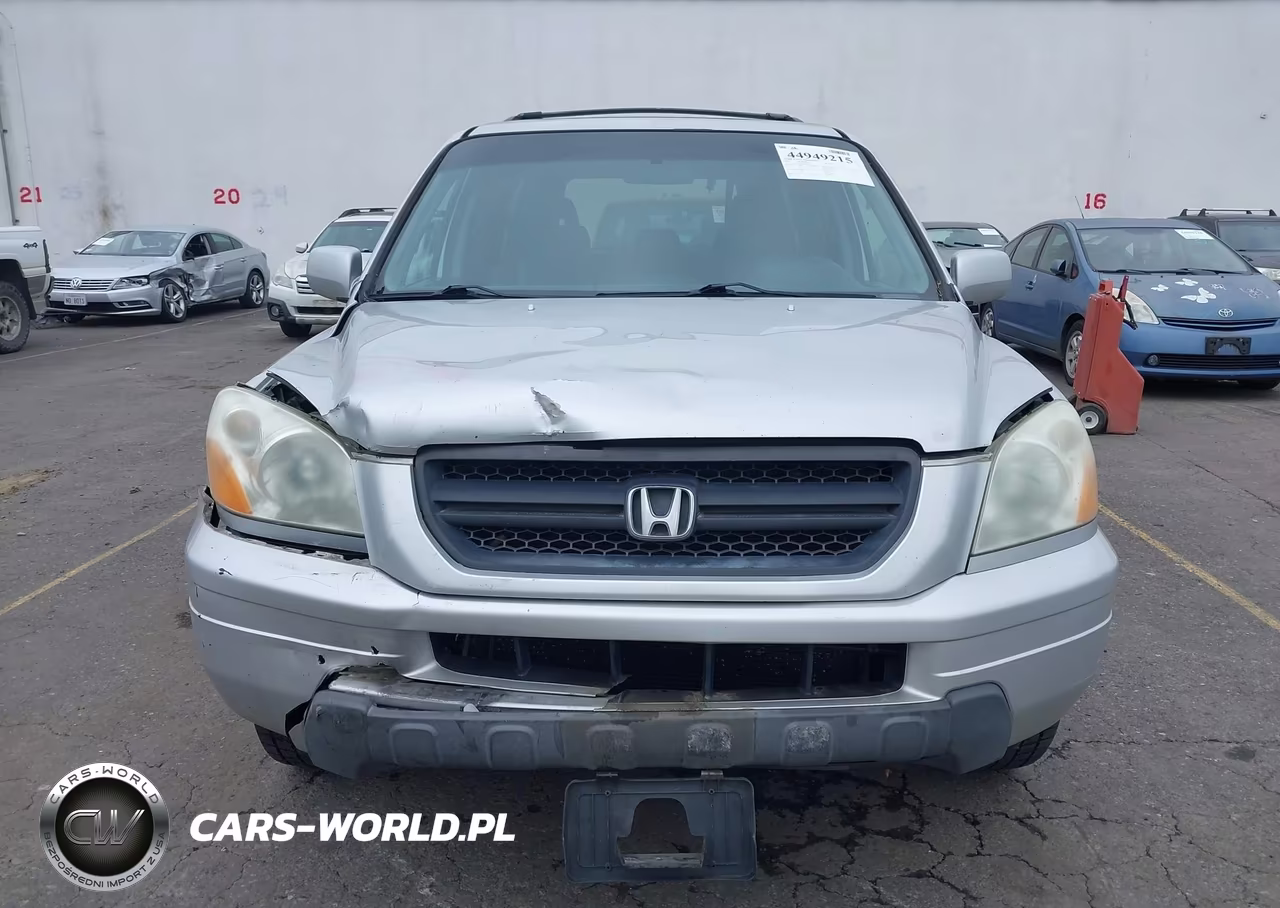 2005 Honda Pilot Ex-L VIN:2HKYF18585H530153 - 12