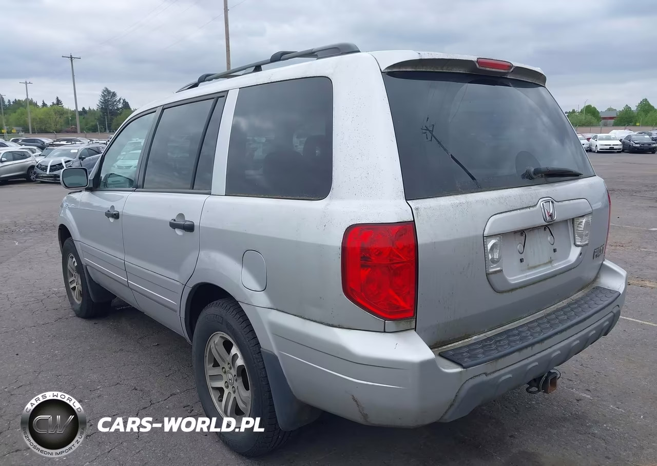 2005 Honda Pilot Ex-L VIN:2HKYF18585H530153 - 3
