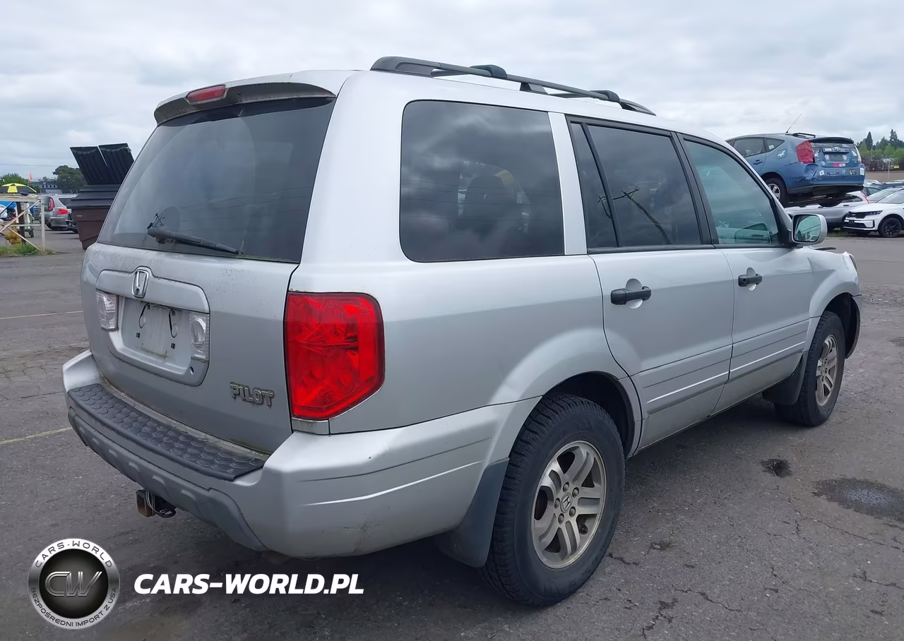 2005 Honda Pilot Ex-L VIN:2HKYF18585H530153 - 4