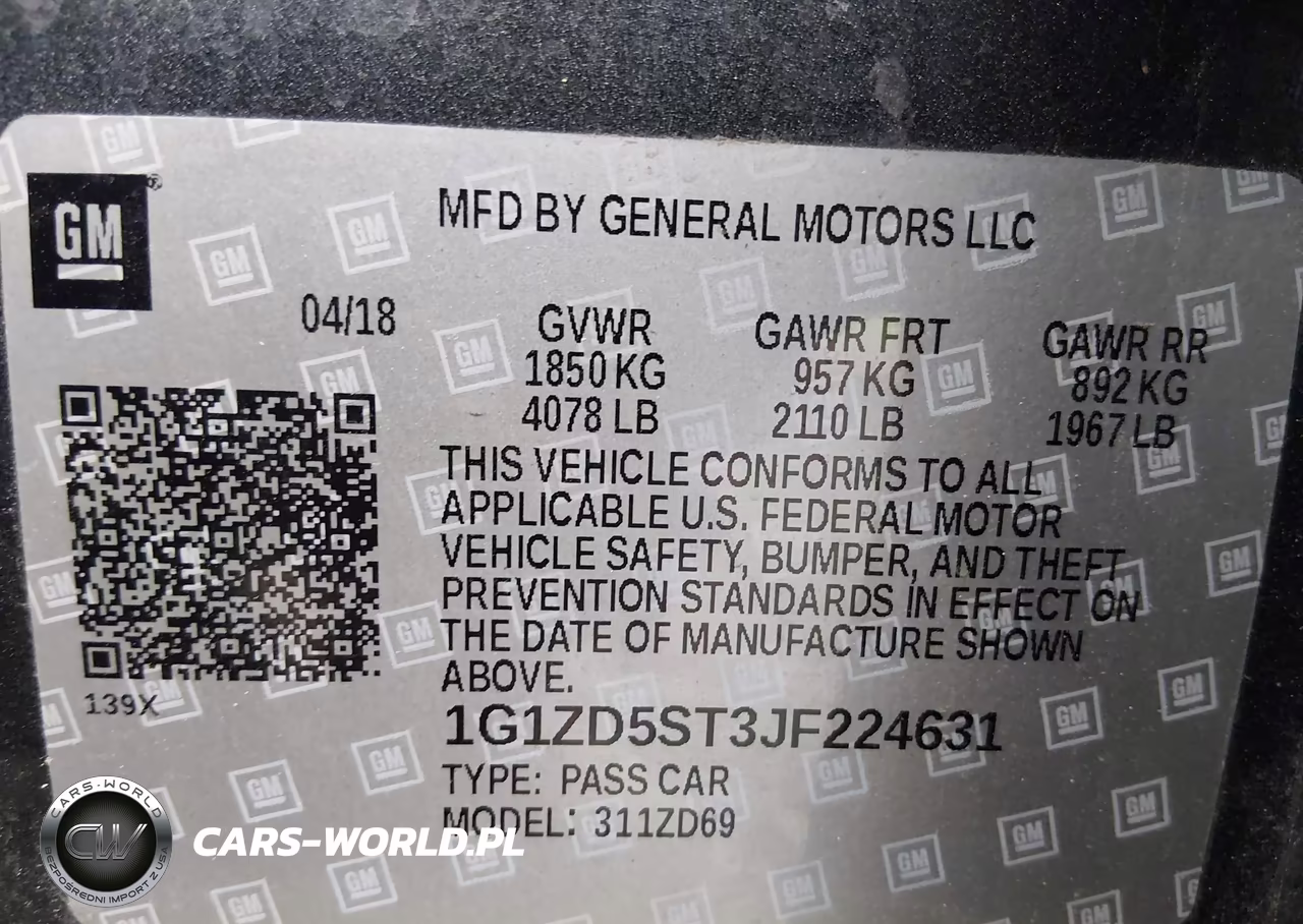 2018 Chevrolet Malibu Lt VIN:1G1ZD5ST3JF224631 - 9