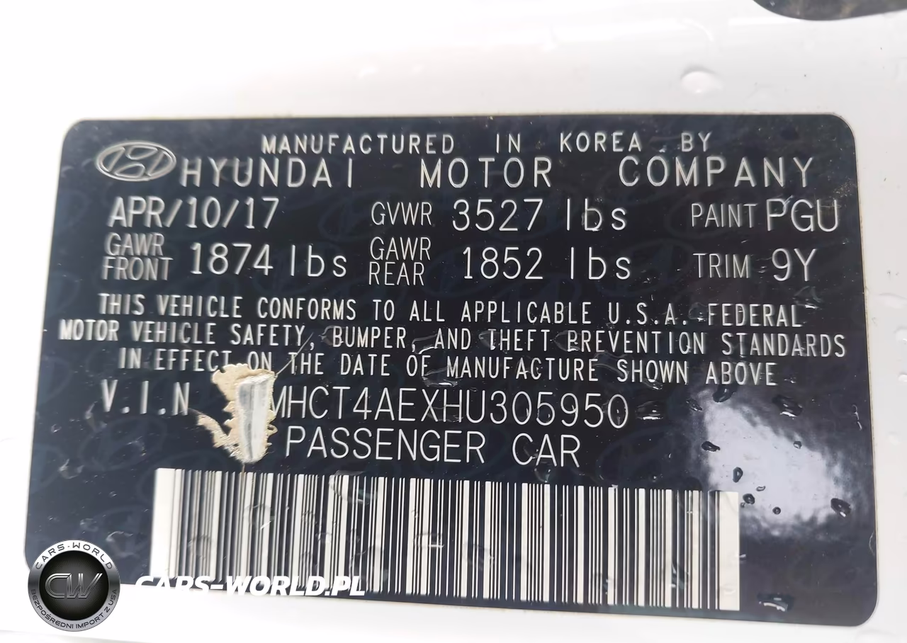 2017 Hyundai Accent Se VIN:KMHCT4AEXHU305950 - 9