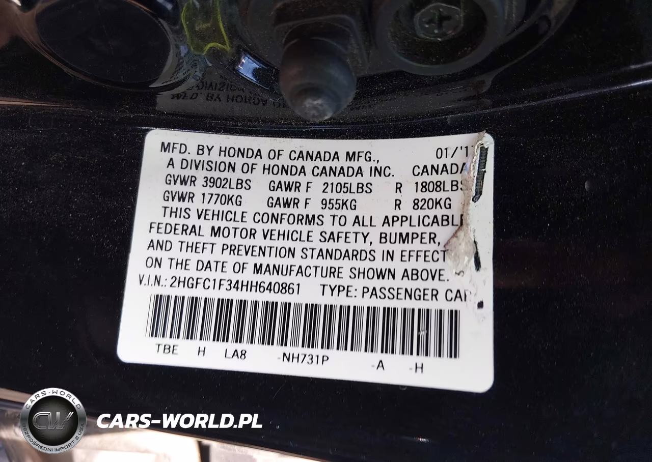 2017 Honda Civic Ex-T VIN:2HGFC1F34HH640861 - 9