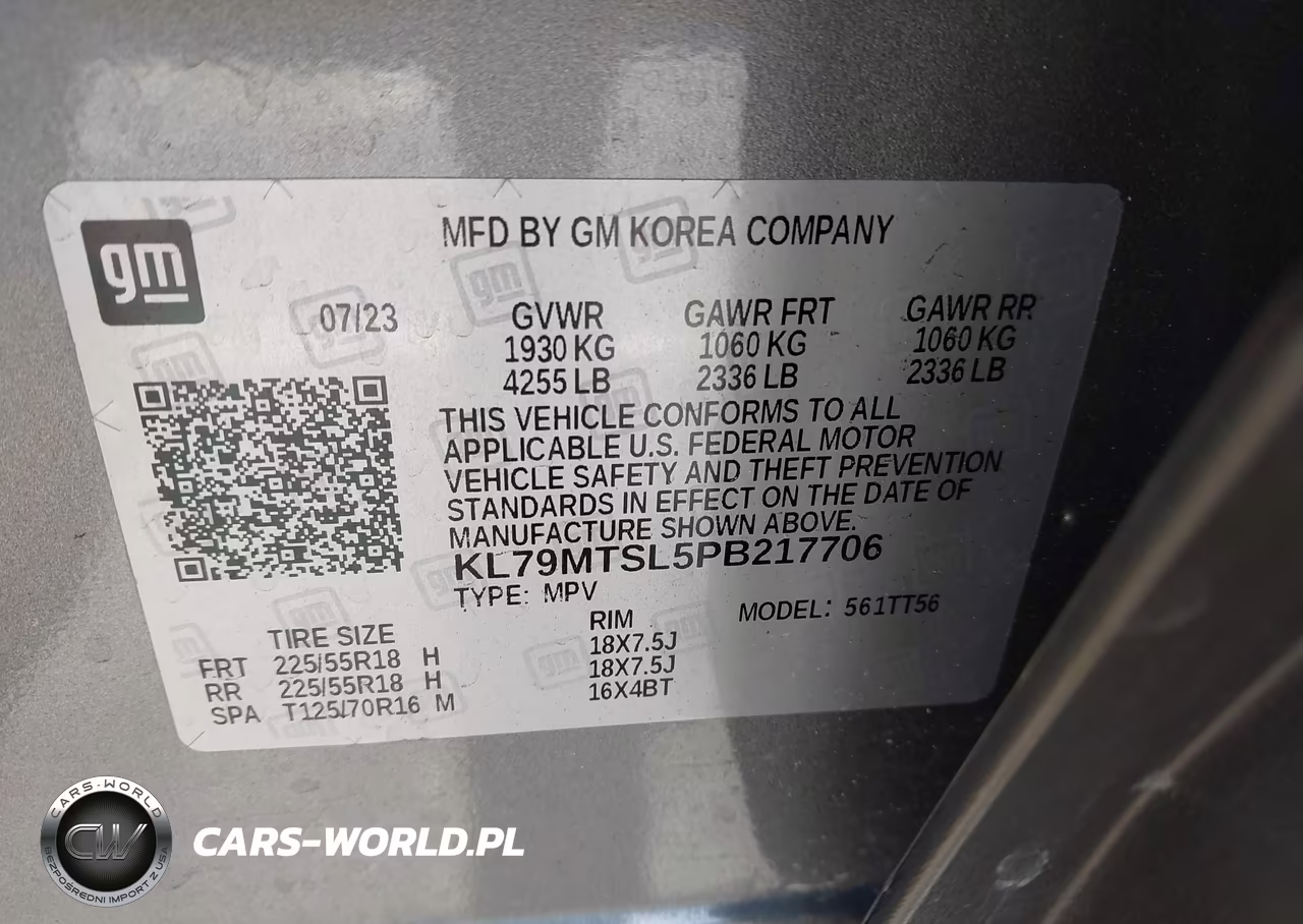 2023 Chevrolet Trailblazer Fwd Rs VIN:KL79MTSL5PB217706 - 9