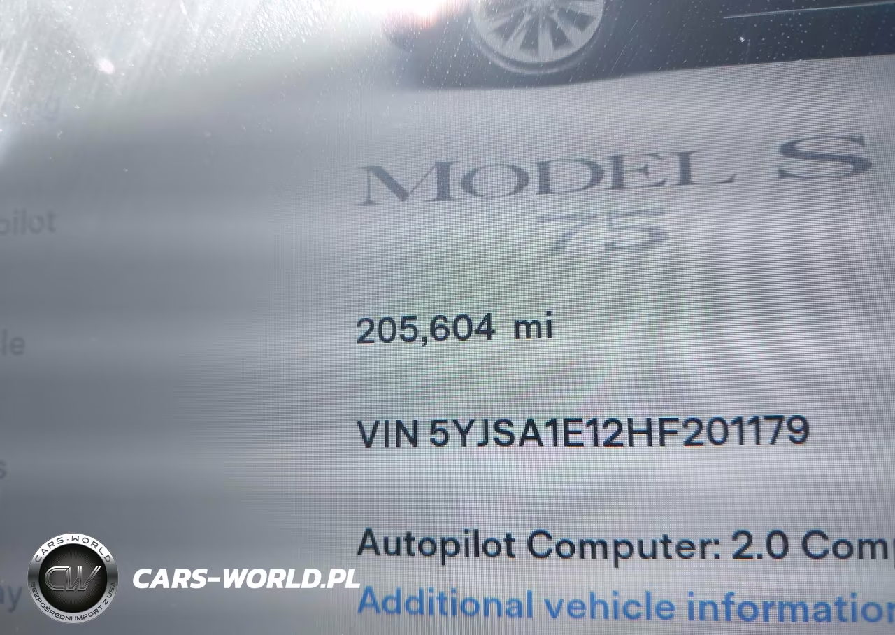 2017 Tesla Model S 60-75 VIN:5YJSA1E12HF201179 - 14