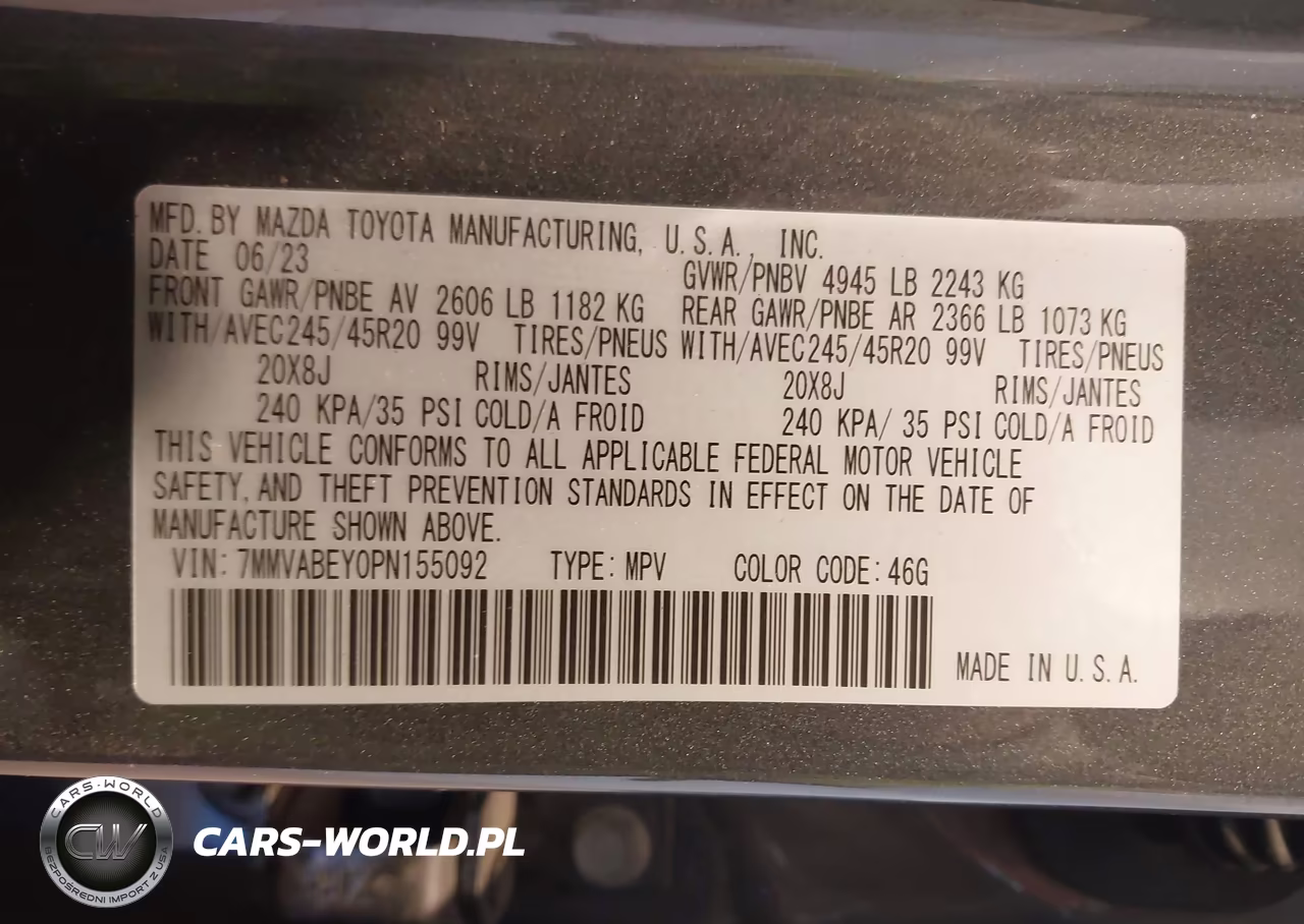 2023 Mazda Cx-50 2.5 Turbo Premium Plus VIN:7MMVABEY0PN155092 - 9