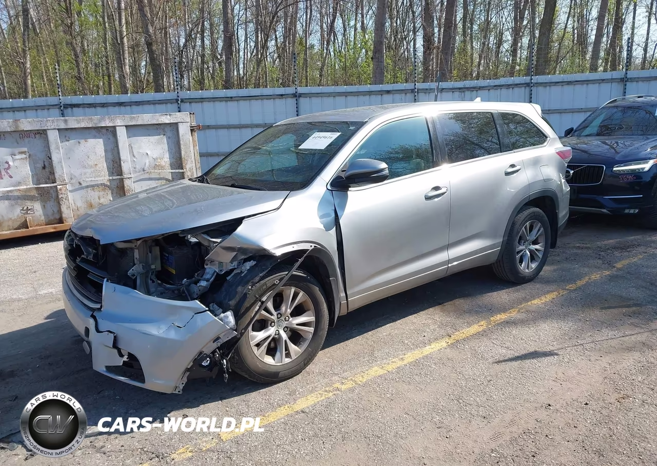 2014 Toyota Highlander Le Plus V6 VIN:5TDBKRFH6ES010220 - 2