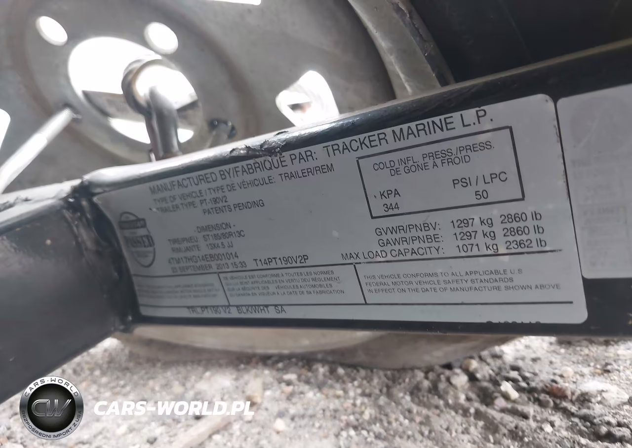 2014 Tracker Pt190Tx VIN:BUJ10080J314 - 12