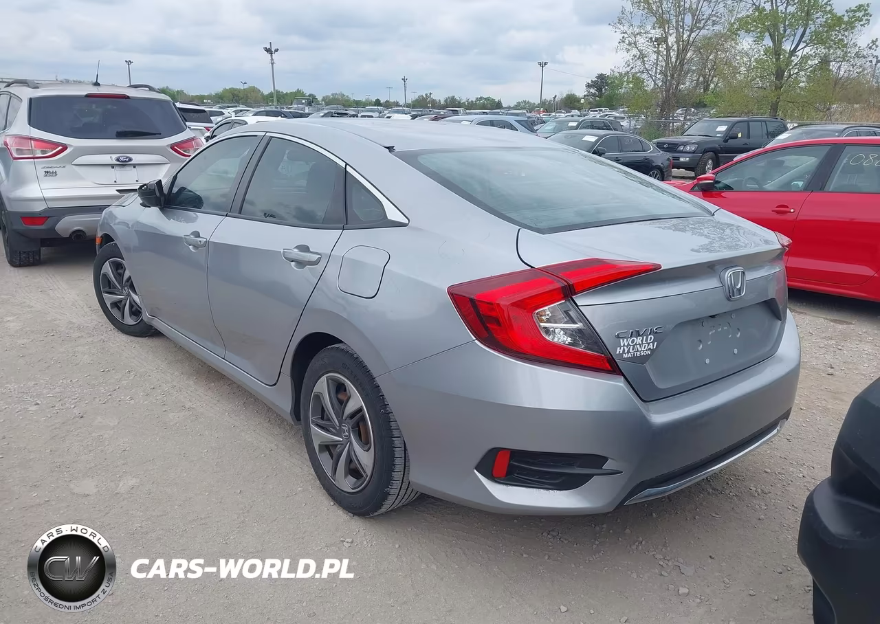2020 Honda Civic Lx VIN:2HGFC2F69LH547858 - 3
