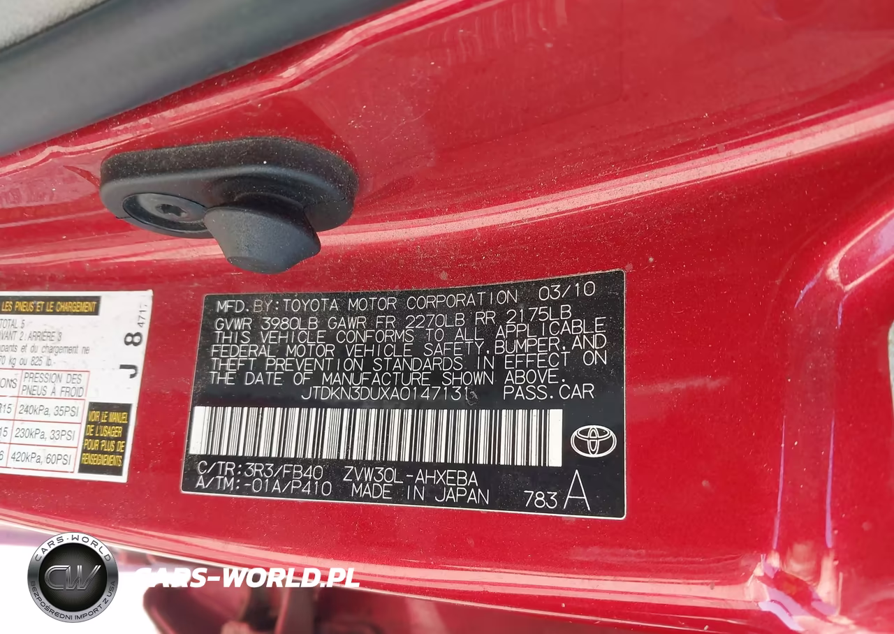 2010 Toyota Prius Ii VIN:JTDKN3DUXA0147131 - 9