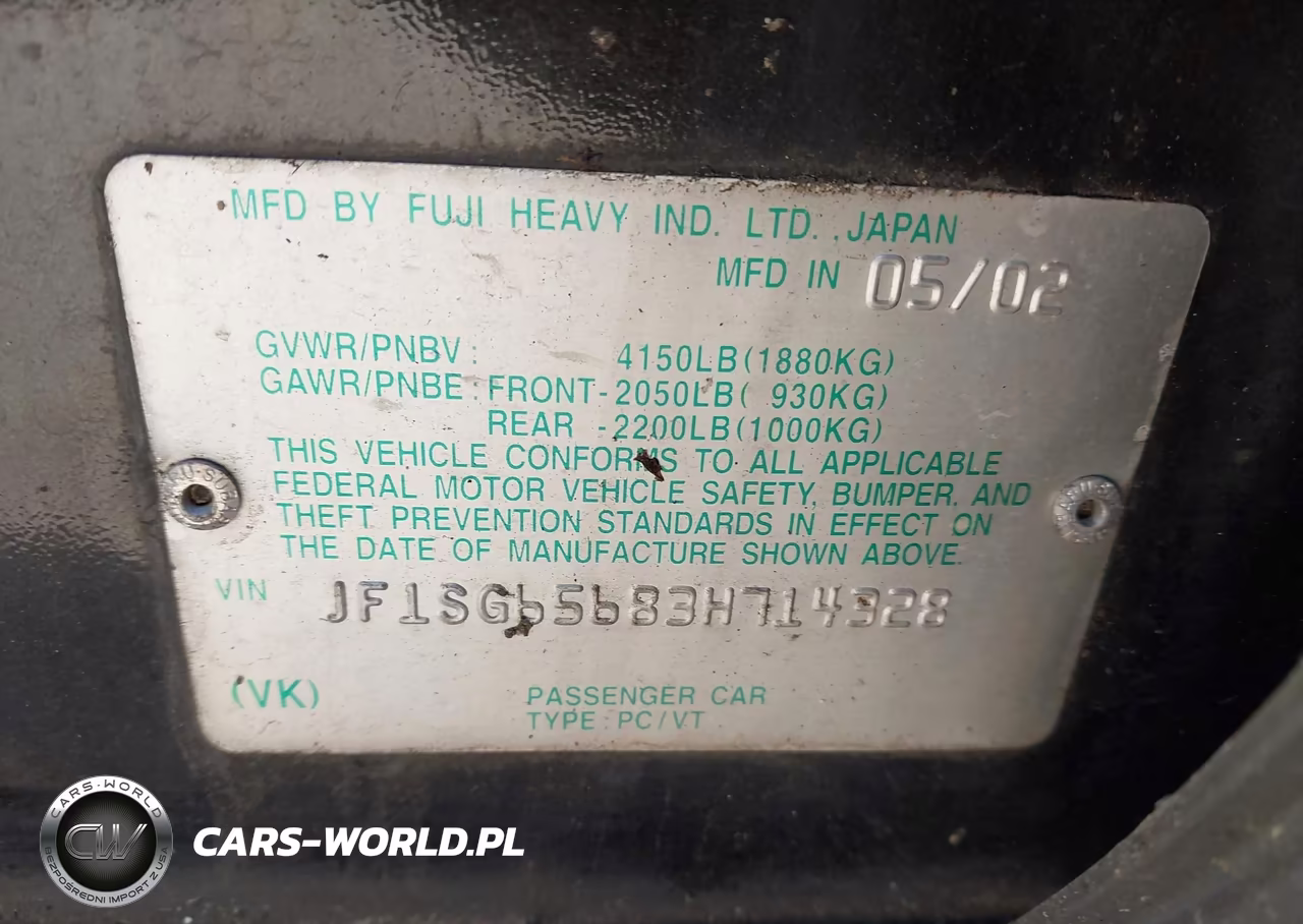 2003 Subaru Forester Xs VIN:JF1SG65683H714328 - 9
