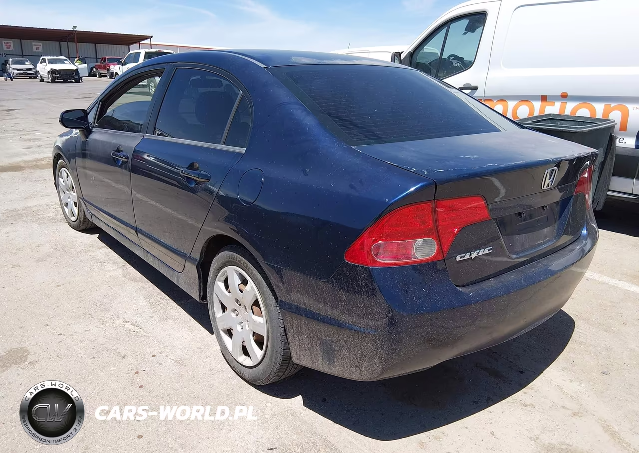2007 Honda Civic Lx VIN:1HGFA16547L052287 - 3