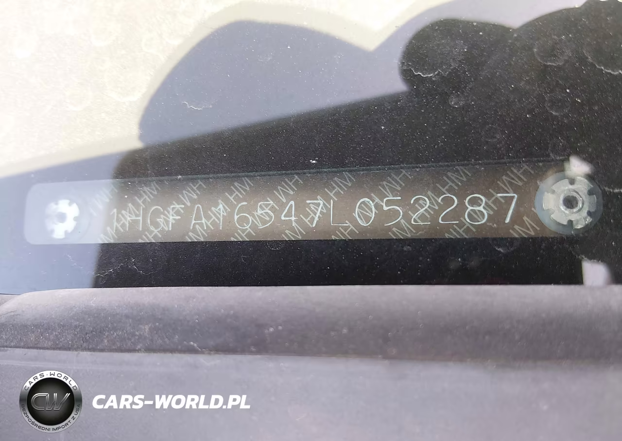 2007 Honda Civic Lx VIN:1HGFA16547L052287 - 9