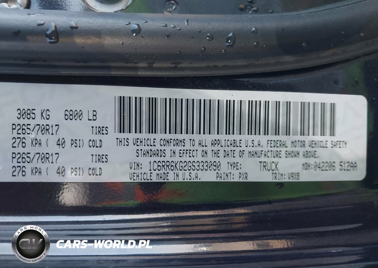 2016 Ram 1500 Express VIN:1C6RR6KG2GS333090 - 9
