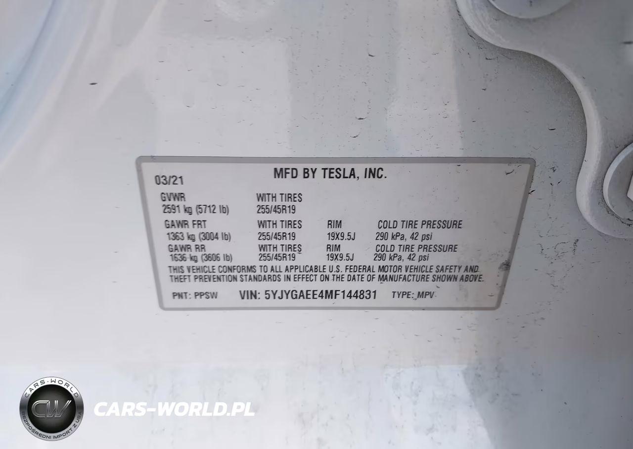 2021 Tesla Model Y Long Range Dual Motor All-Wheel Drive VIN:5YJYGAEE4MF144831 - 9