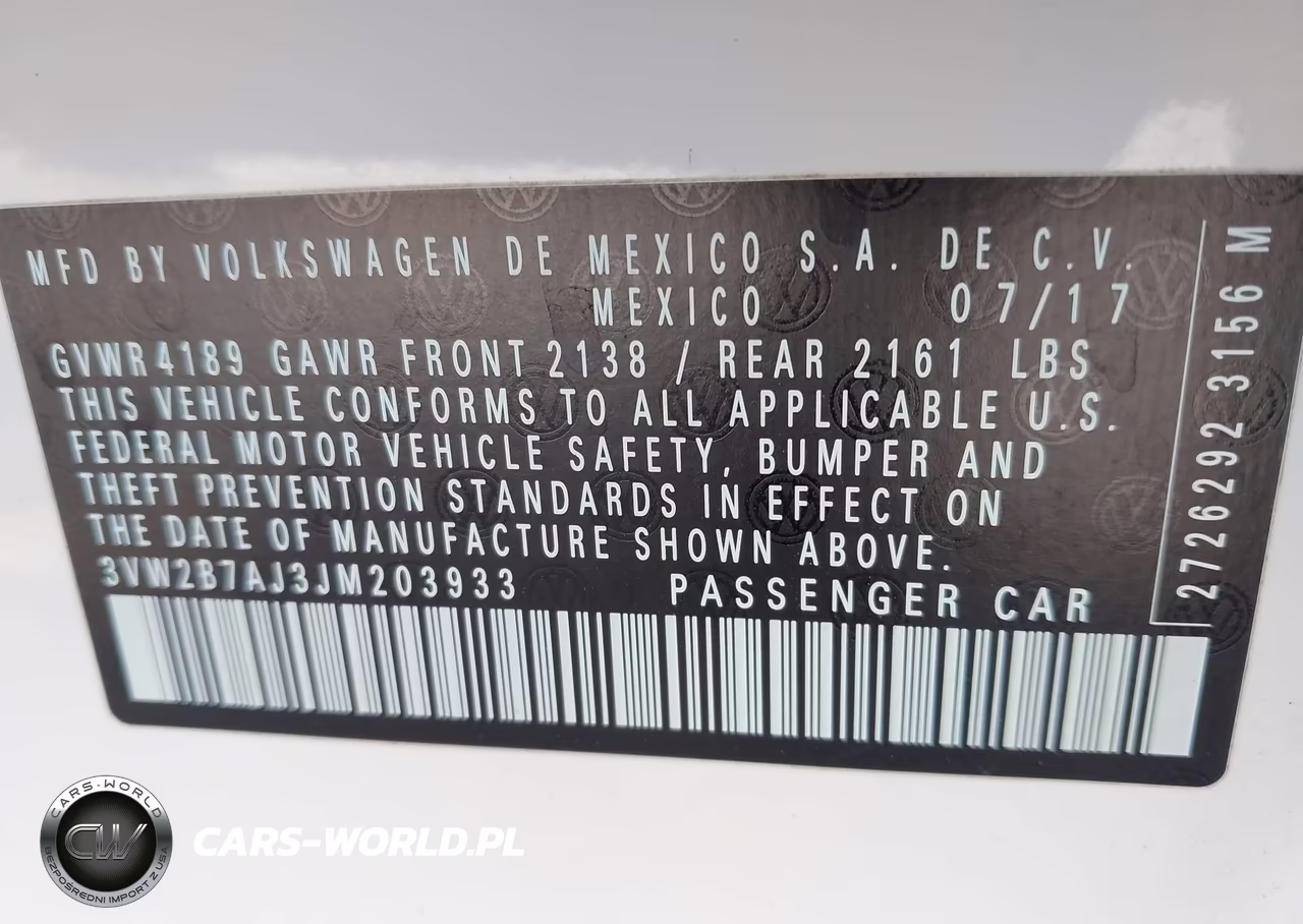 2018 Volkswagen Jetta 1.4T S VIN:3VW2B7AJ3JM203933 - 9